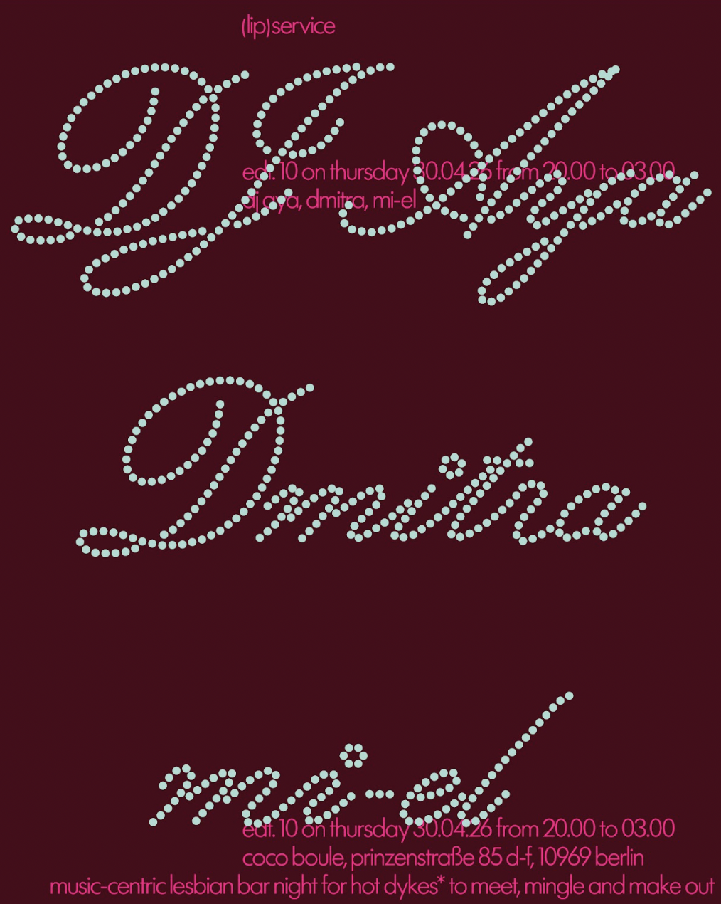 (lip) service edt. 10