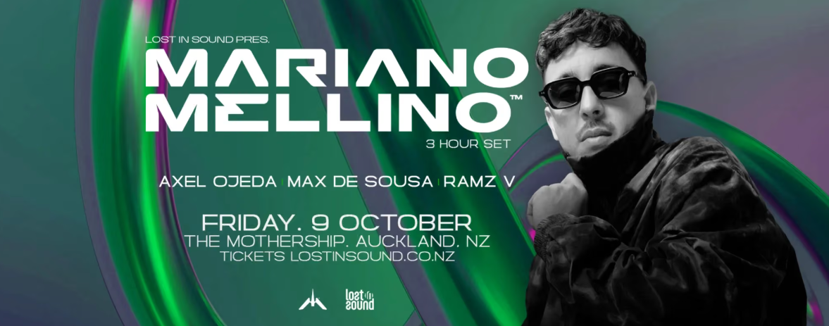 Mariano Mellino [Bedrock / Sudbeat / Audioholics] - Auckland 2026