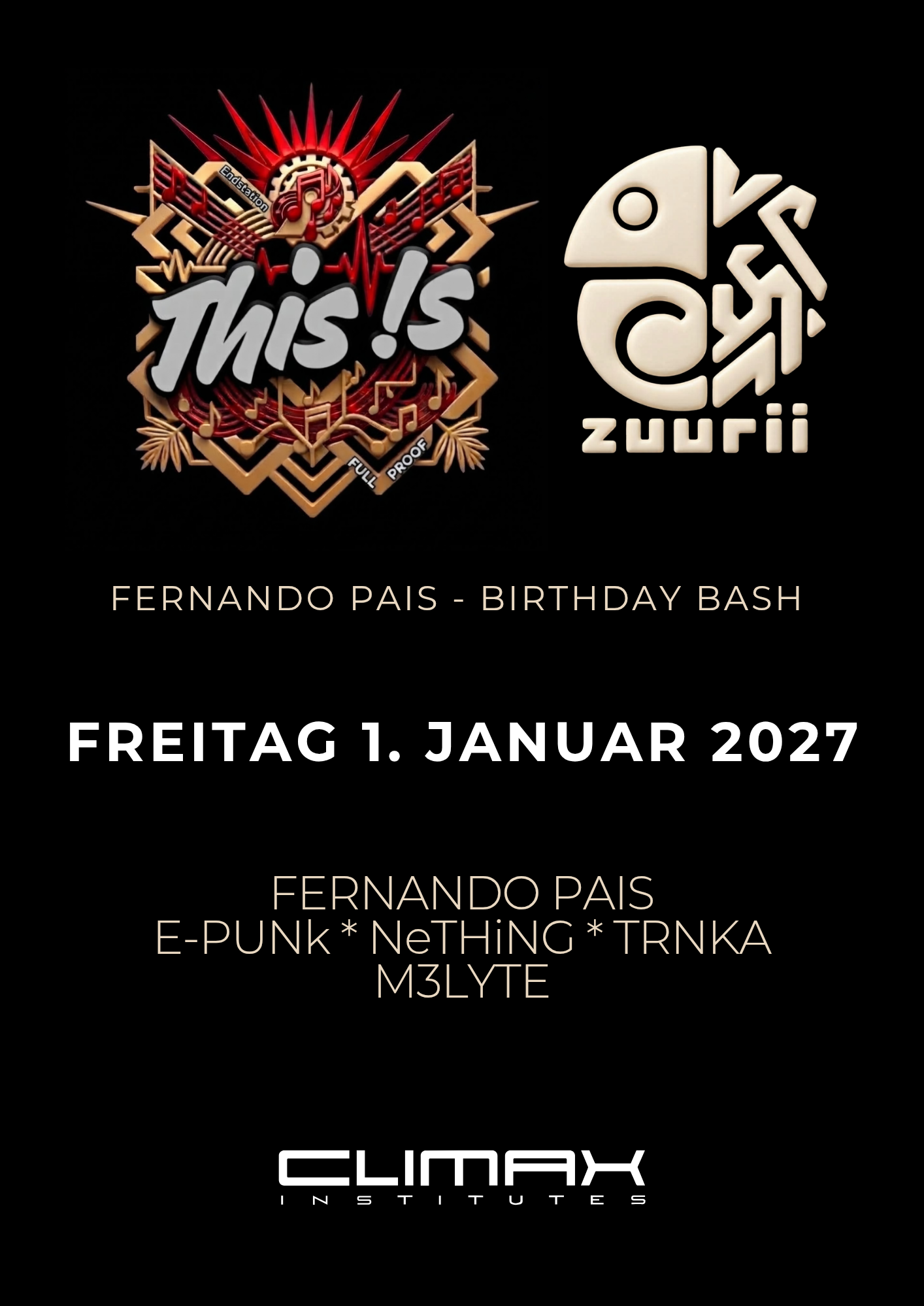 This !s & zuurii präsentieren Fernando Pais (The Birthday Celebration)