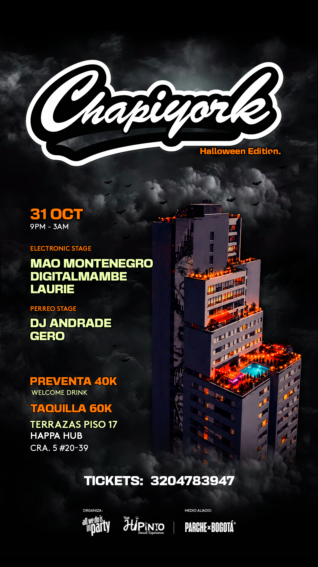 Chapiyorker Sunset Party! Halloween edition