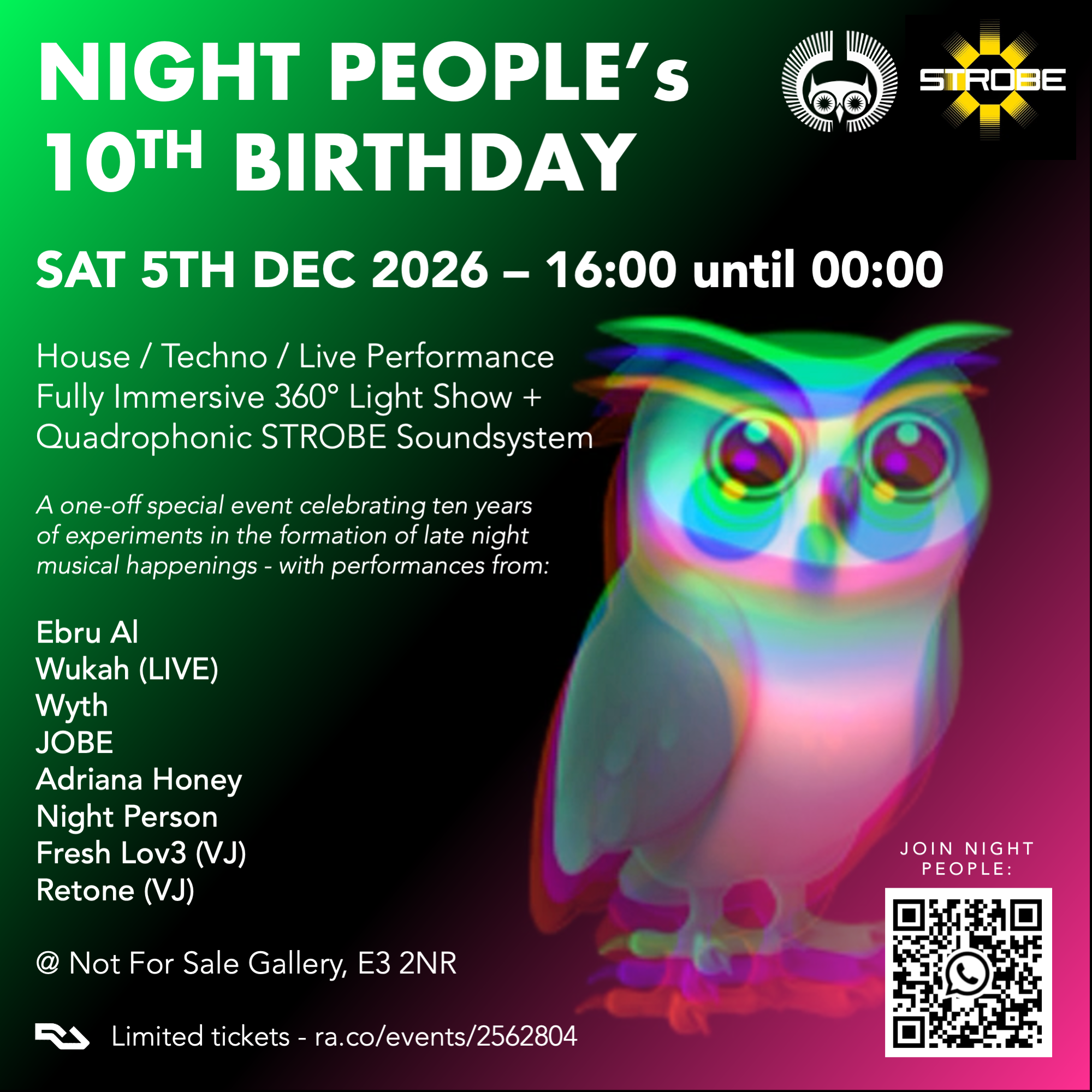 Night People's 10th Birthday