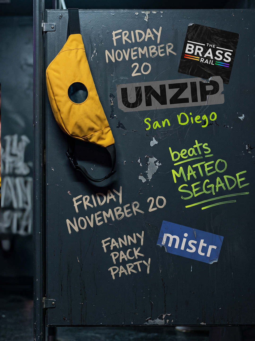 Unzip Fanny Pack Party San Diego