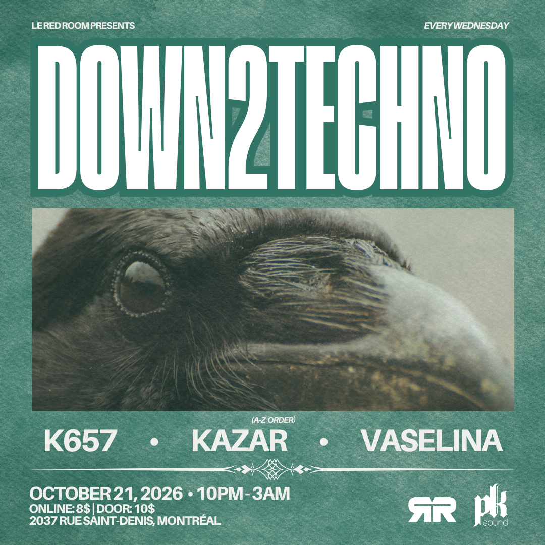 DOWN2TECHNO: Every Wednesday