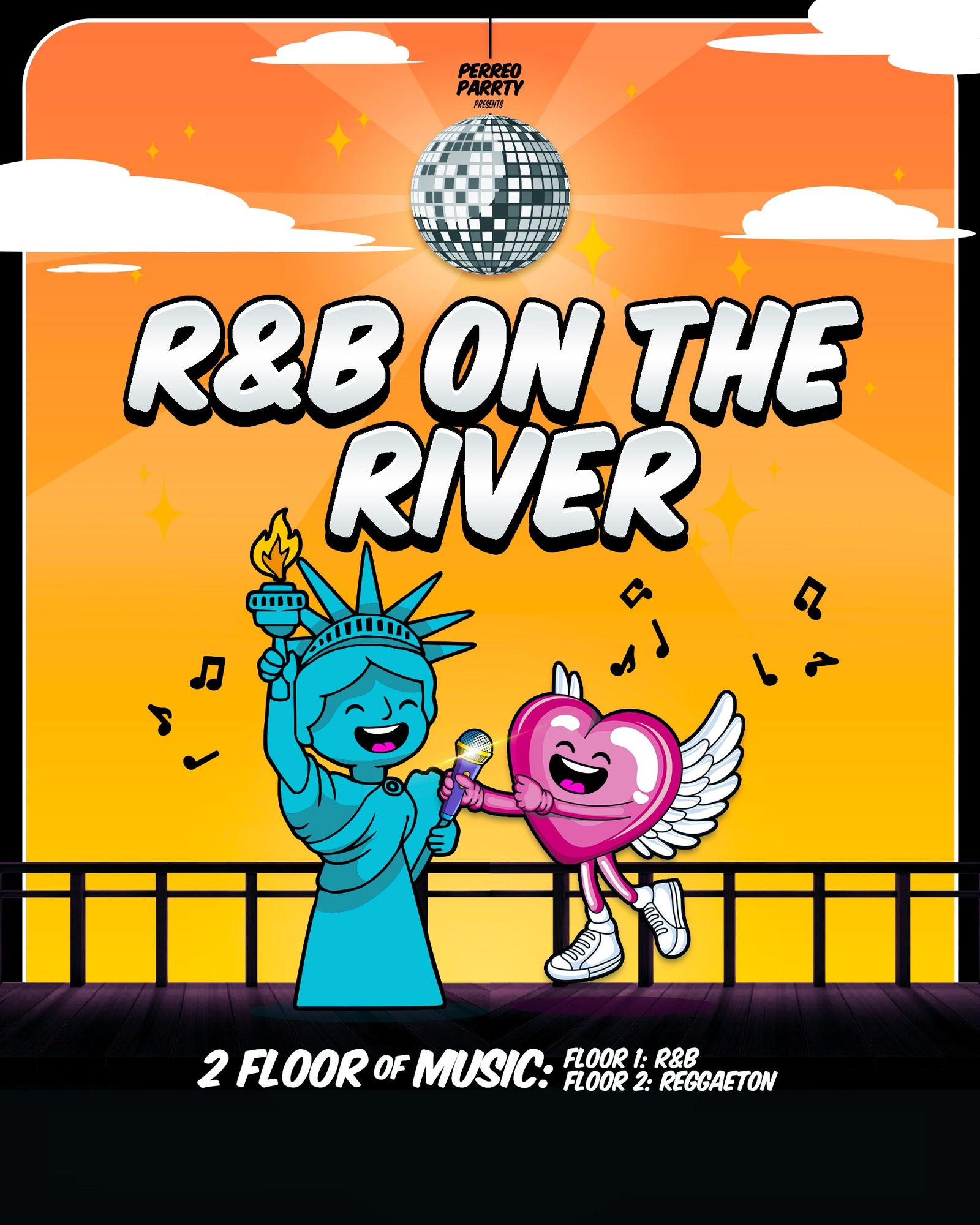 R&B on the RIVER – Hip Hop & R&B Boat Party Yacht Cruise NYC - Pier 78 at Hudson River Park