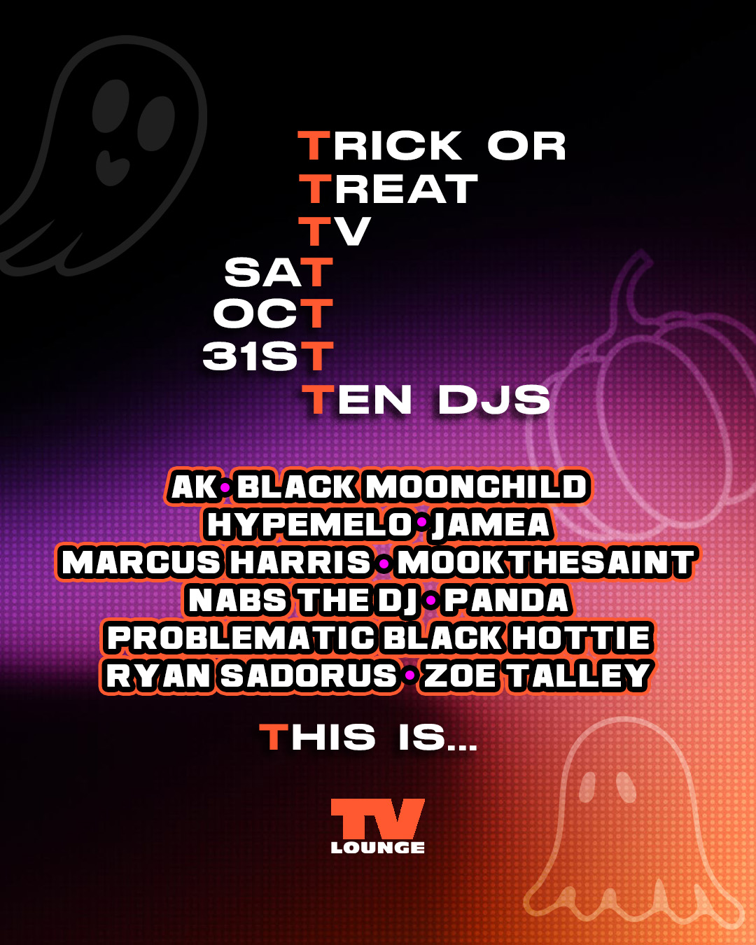 Halloween at TV at TV Lounge