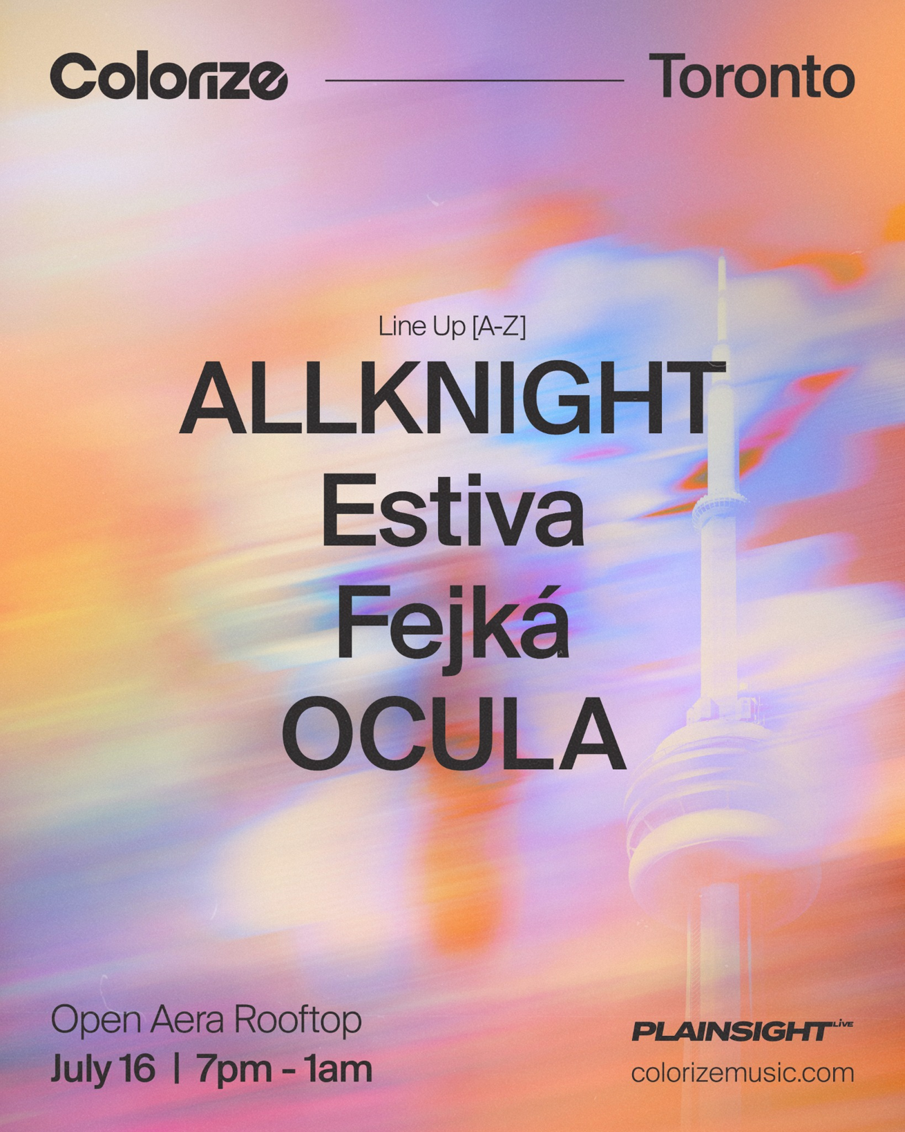 Colorize Toronto ft. ALLKNIGHT, Estiva, Fejká, Ocula