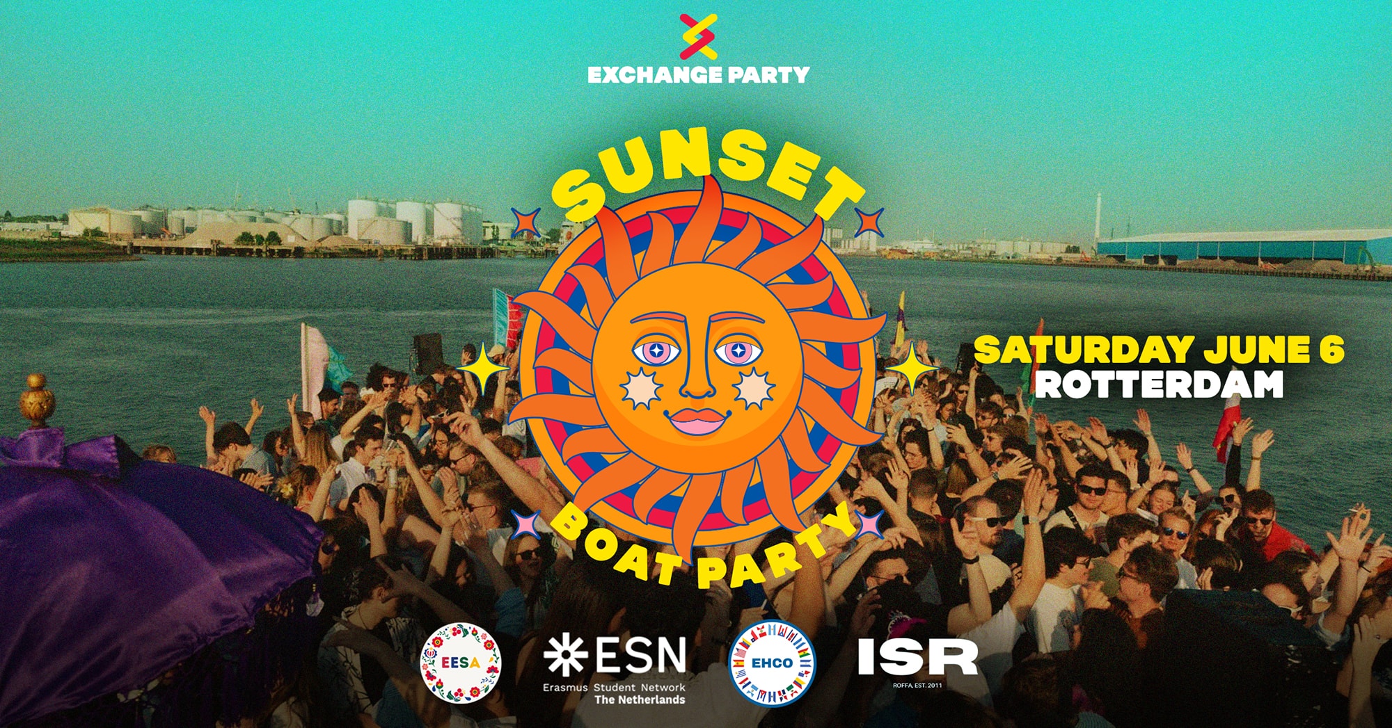 Sunset Boat Party Rotterdam