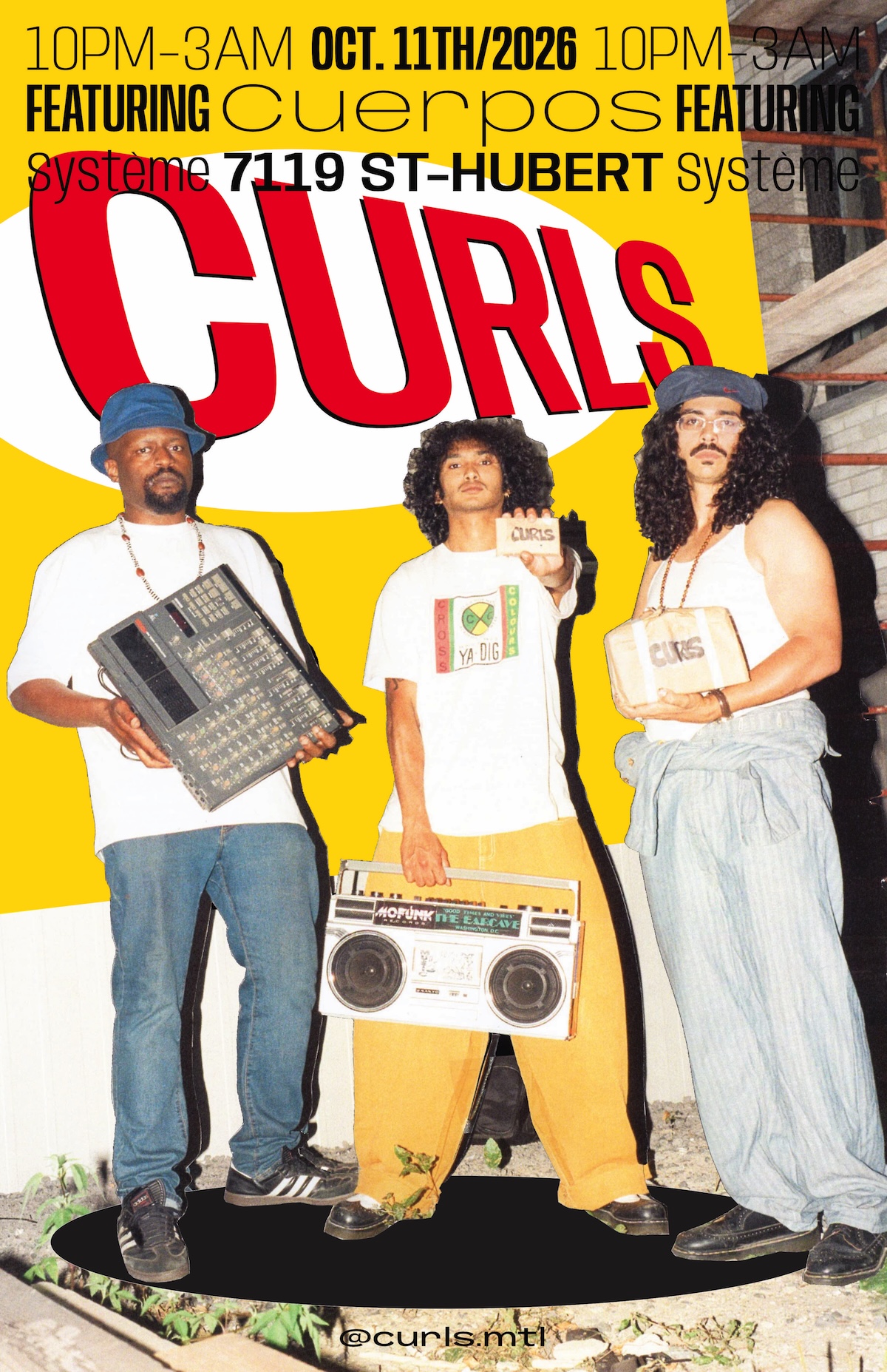 Curls: CUERPOS, Boogaloo Jones & Hanzo Da Bullfrog