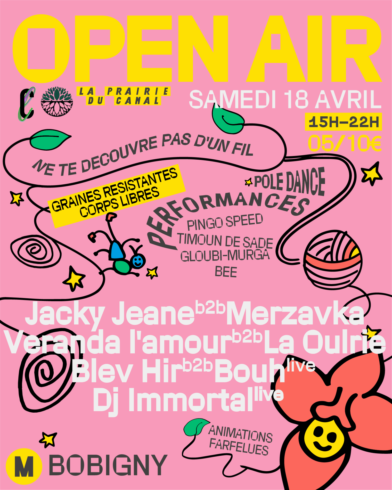 OPEN AIR - Jacky Jeane,Dj Immortal,Blev Hir,Veranda L'amour