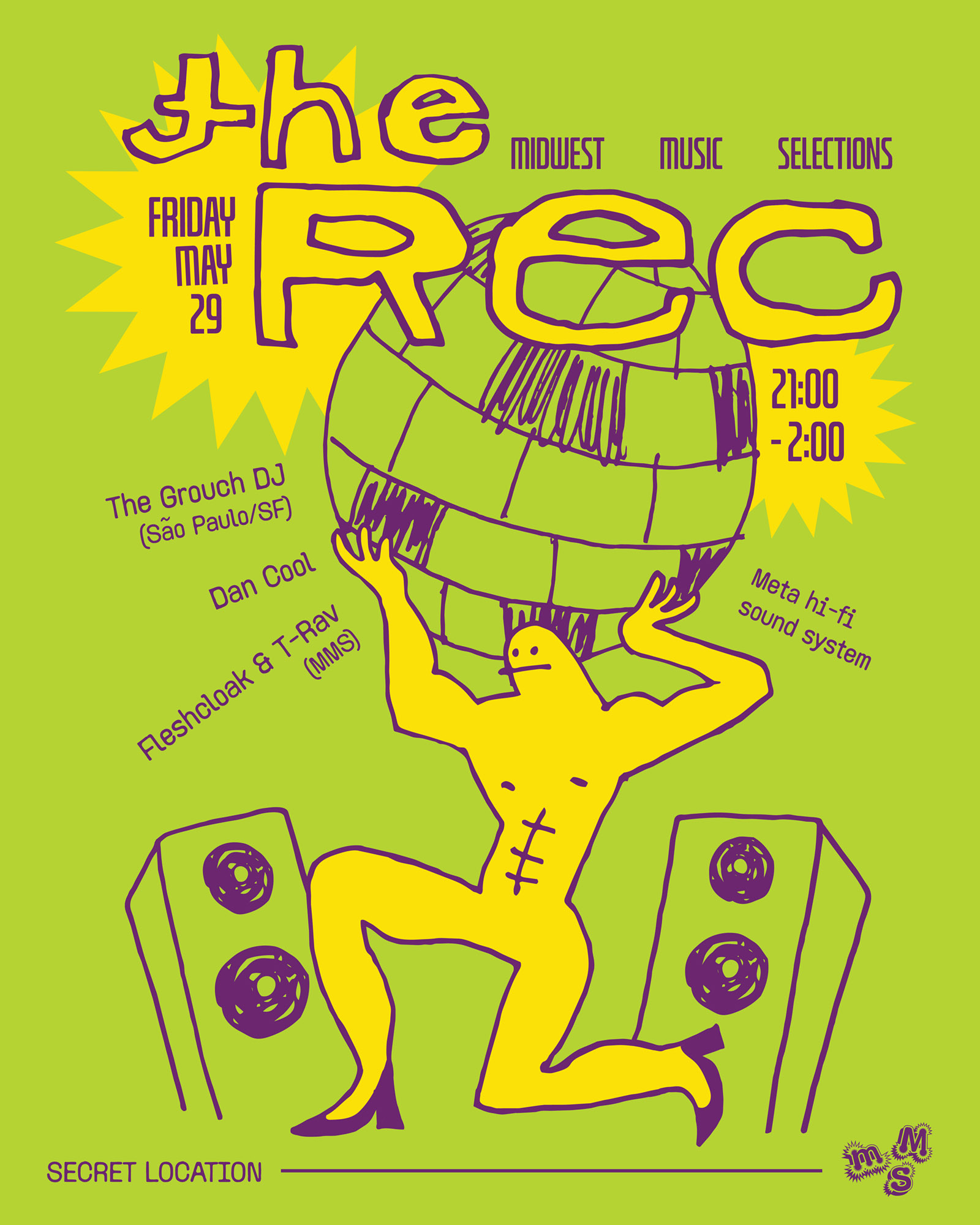 Midwest Music Selections presents: The Rec at TBA - Secret
