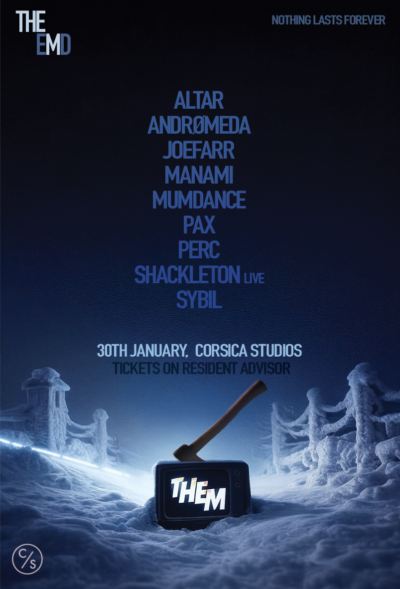 THEM with Perc, Shackleton, ANDRØMEDA, Manami, Mumdance, Sybil, Joe Farr & More