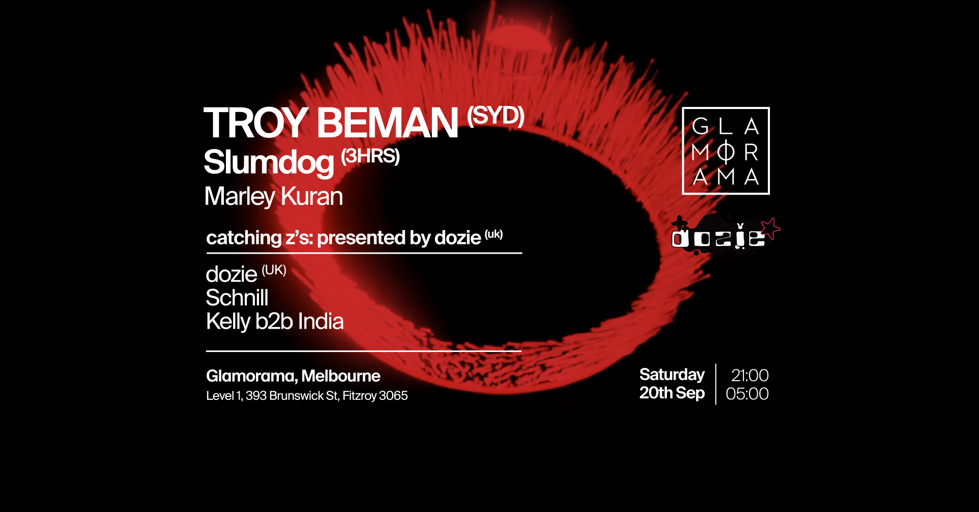 Glamorama Saturdays feat. TROY BEMAN (SYD)