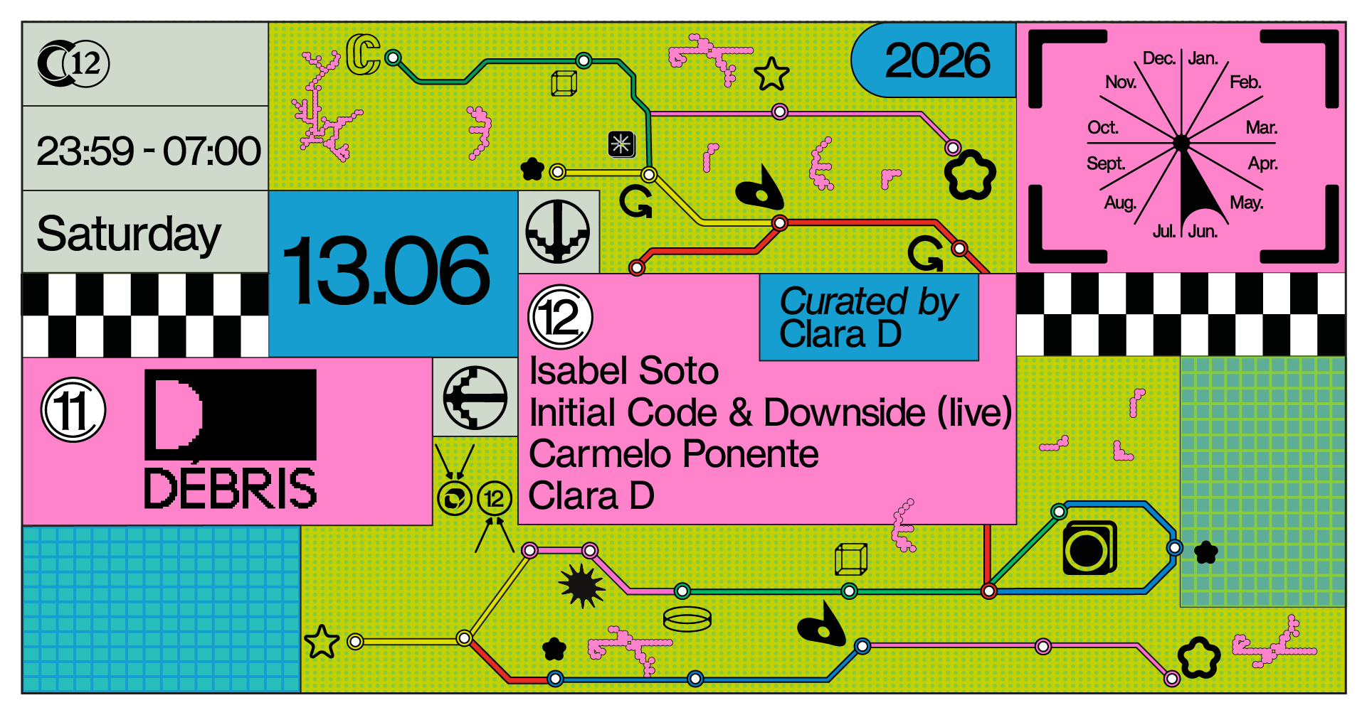 C12 Nite Curated by Clara D