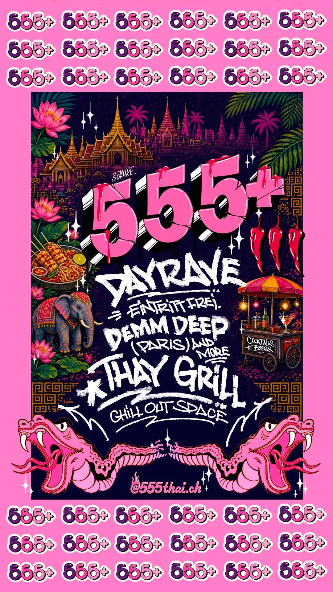 555+ Day Rave
