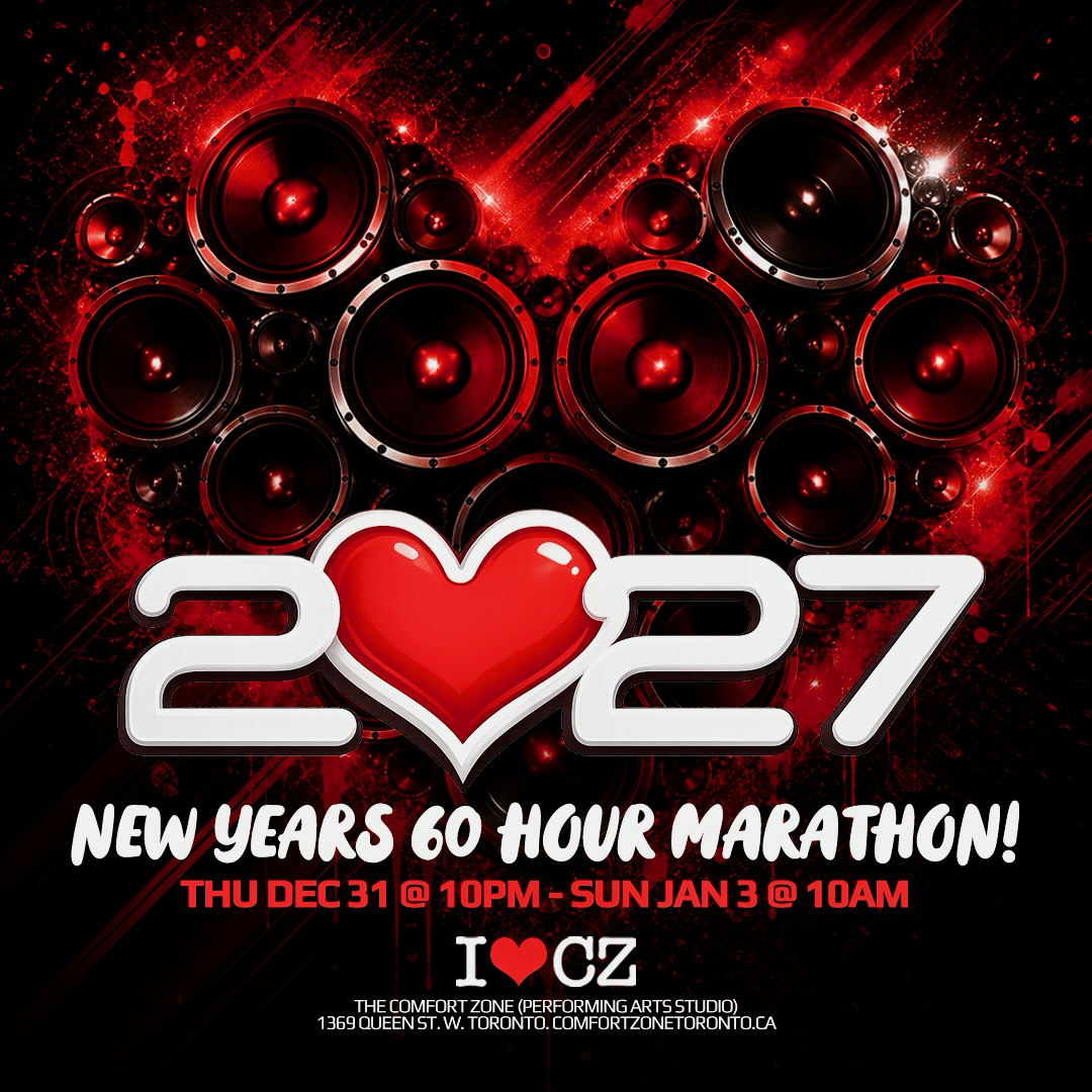 The Comfort Zone pres. New Years 60 Hour Marathon