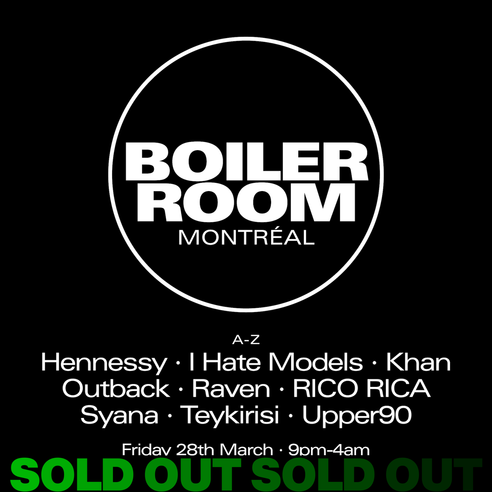 Boiler Room: Montréal - Friday at Grand Quai du Port de Montreal