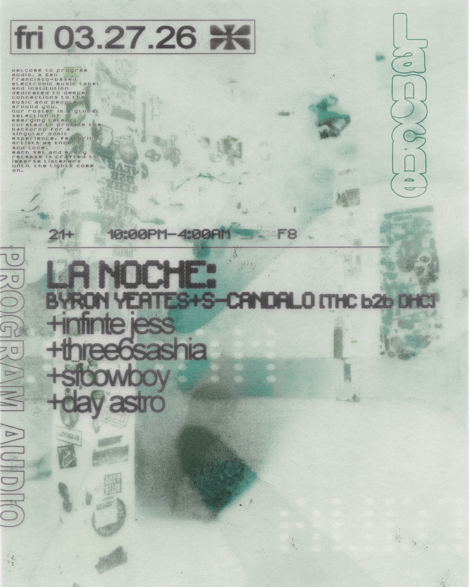 program audio: La Noche [Byron Yeates + S-candalo]