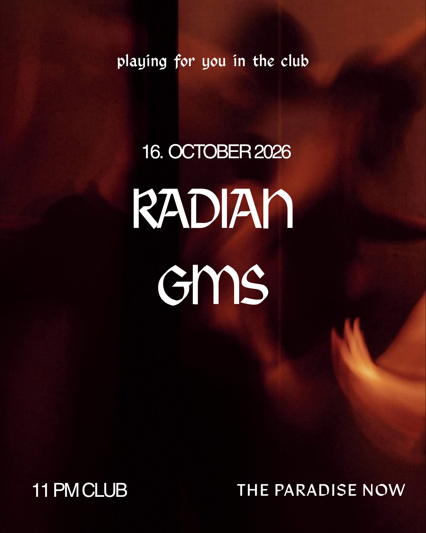 FRIDAY CLUB - The Paradise Now