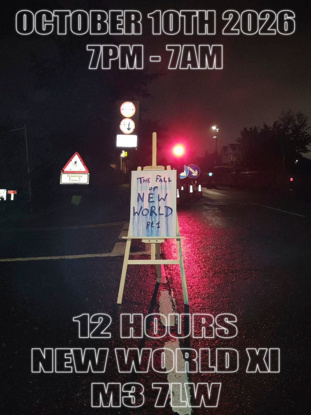 NEW WORLD XI: The FALL of NEW WORLD pt.1 (12 HOUR EVENT) at The White Hotel, Dickinson Street Salford M3 7LW