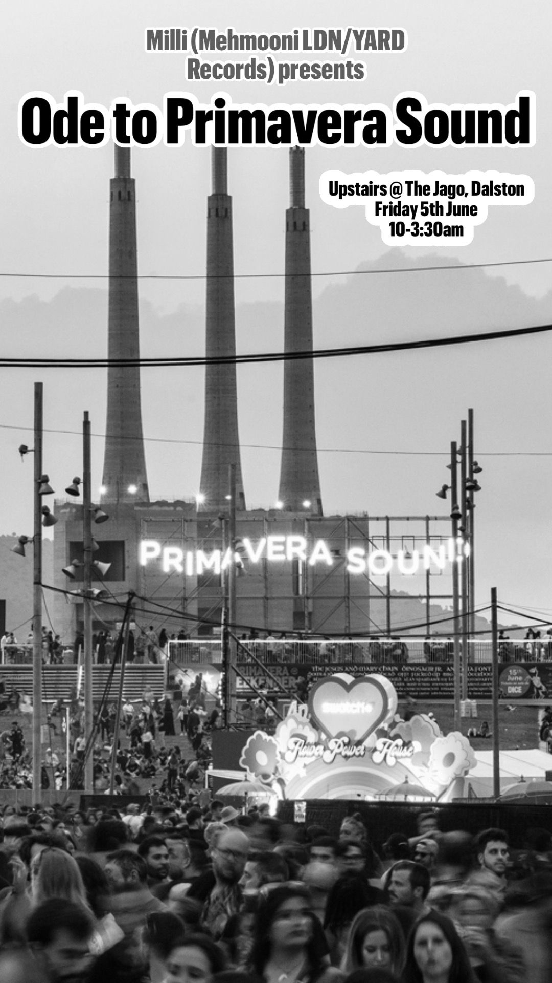 Milli (MEHMOONI LDN/YARD RECORDS) presents 'Ode to Primavera Sound'