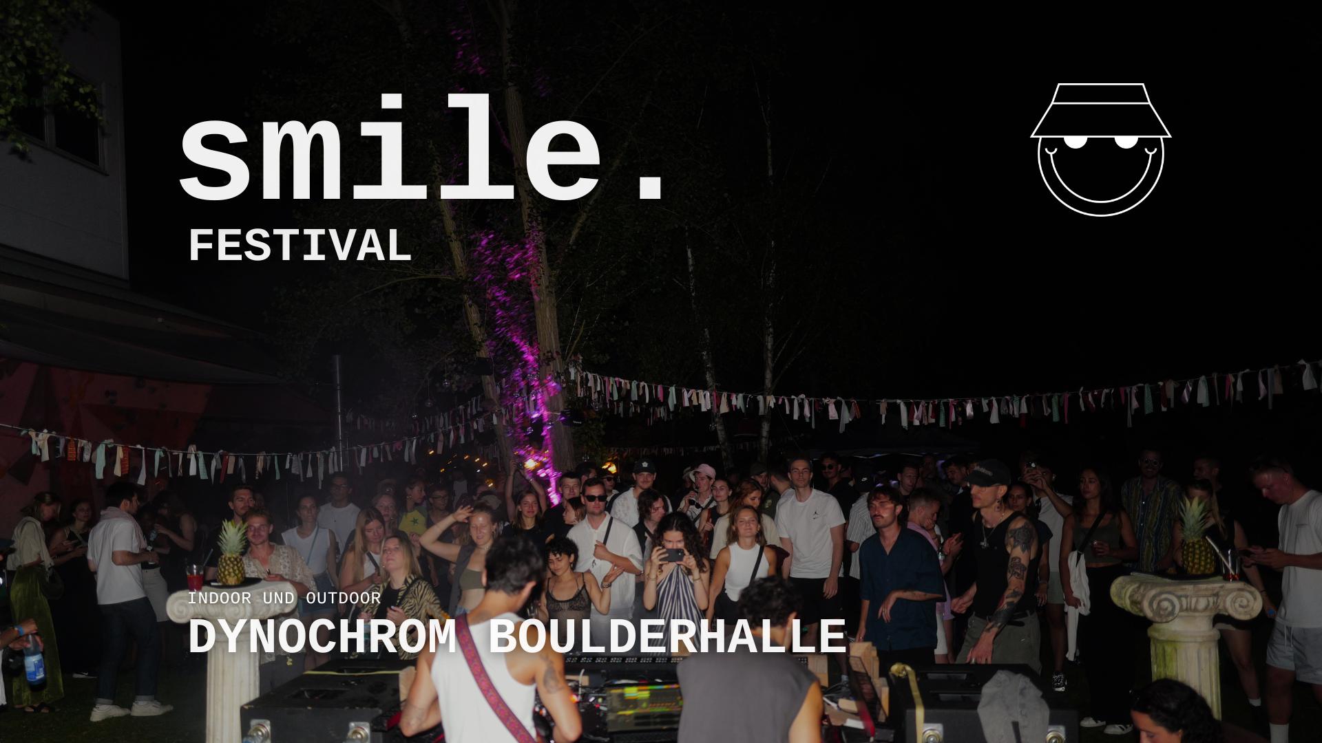 smile. Festival x Boulderhalle Dynochrom