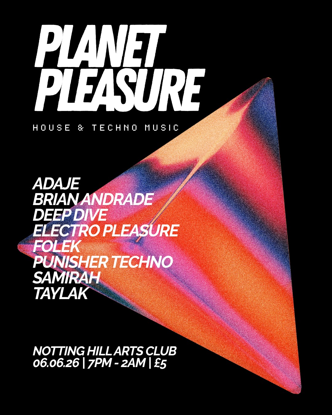 Planet pleasure Electronic Club Nights