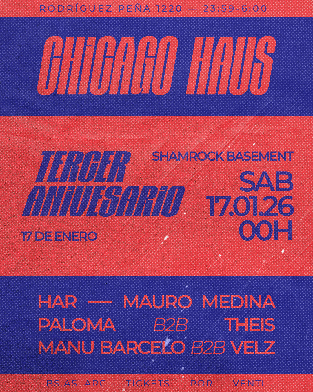 Chicago Haus: Tercer Aniversario