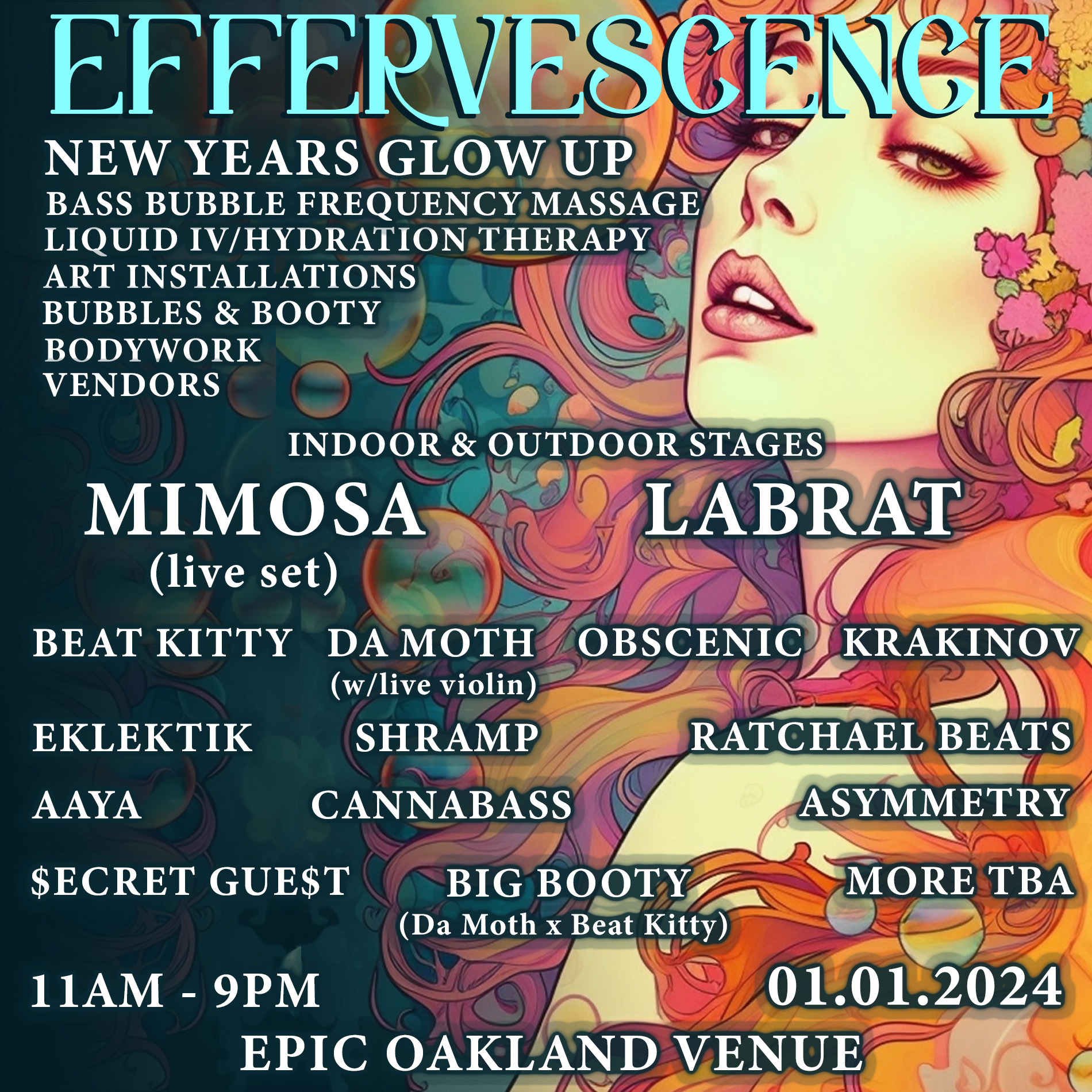 Effervescence at TBA - Epic Oakland Warehouse , San Francisco/Oakland