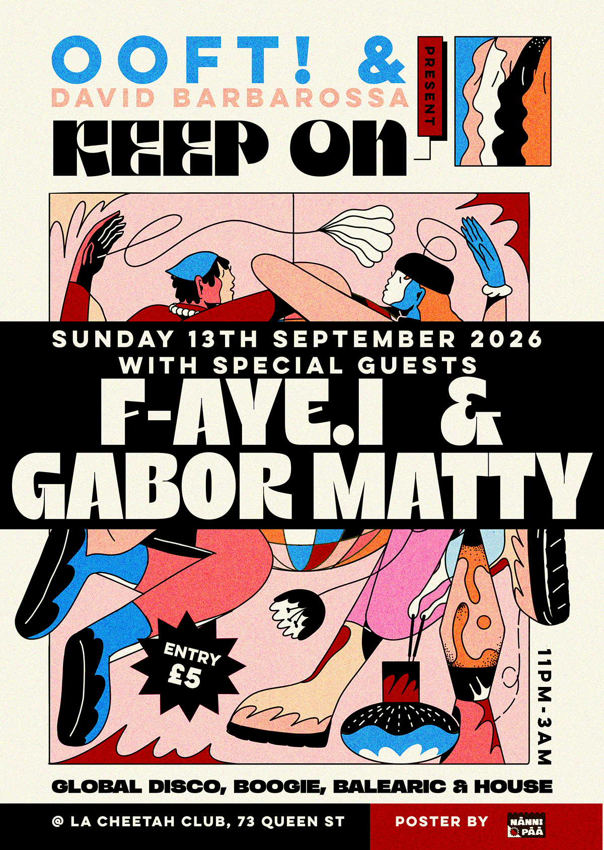 KEEP ON with F.AYE-I & Gabor Matty at La Cheetah Club, G1 3BZ; Scotland; United Kingdom — photo 2