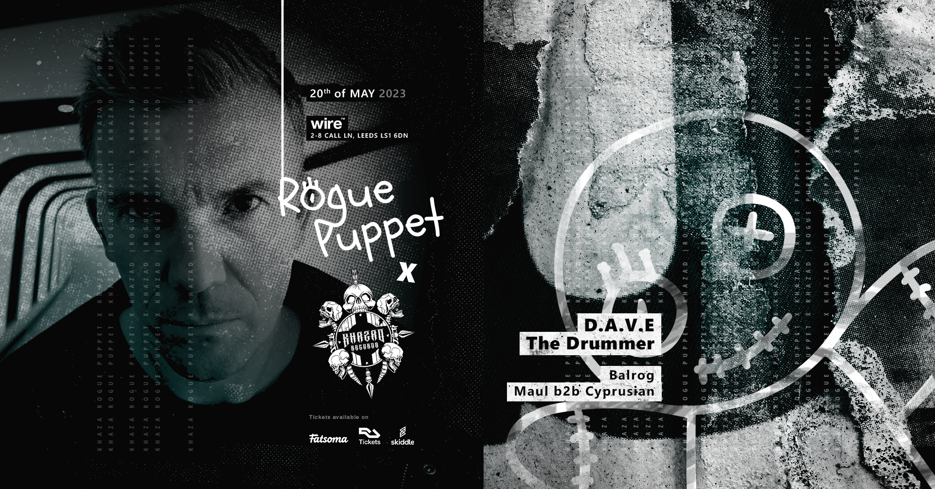 Rogue Puppet - Techno with Coyu at The Old Red Bus Station, Leeds