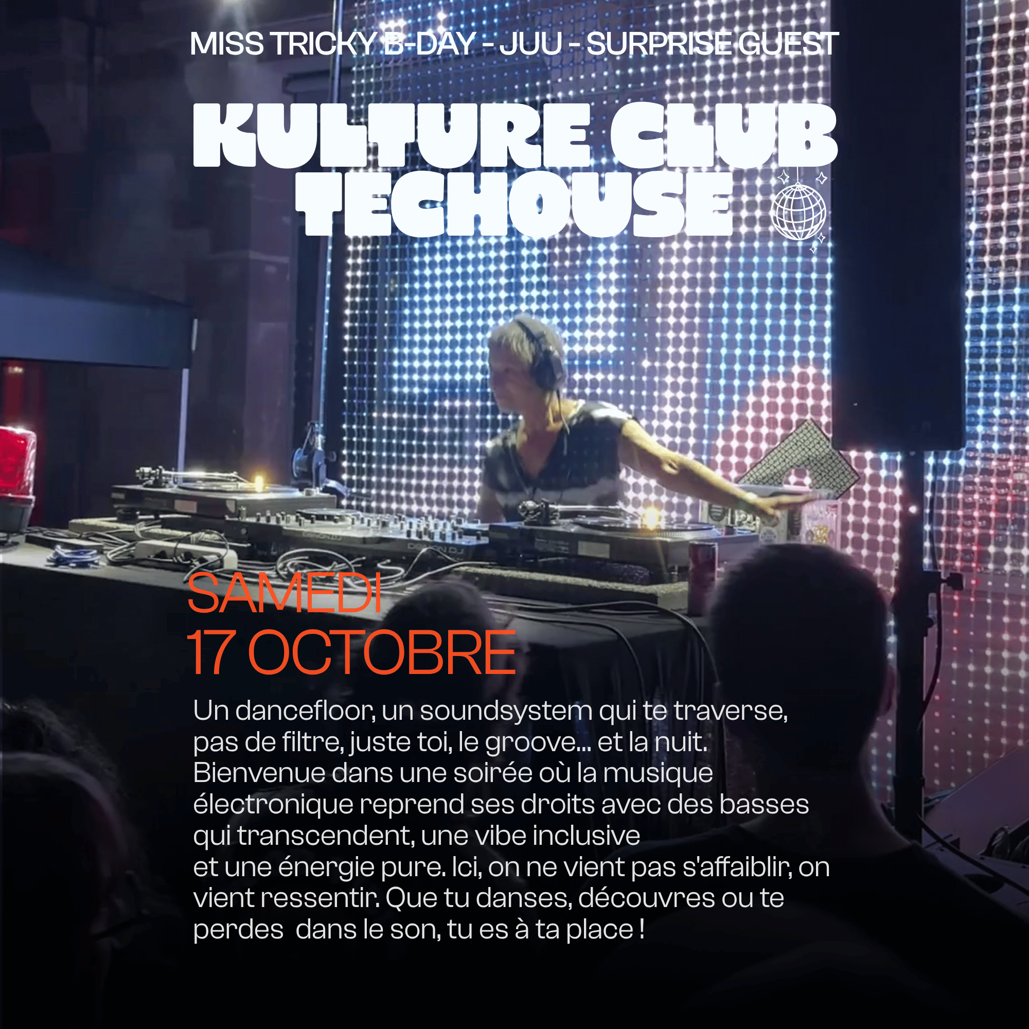 Kulture Club TecHouse: Miss Tricky B-DAY & Juu
