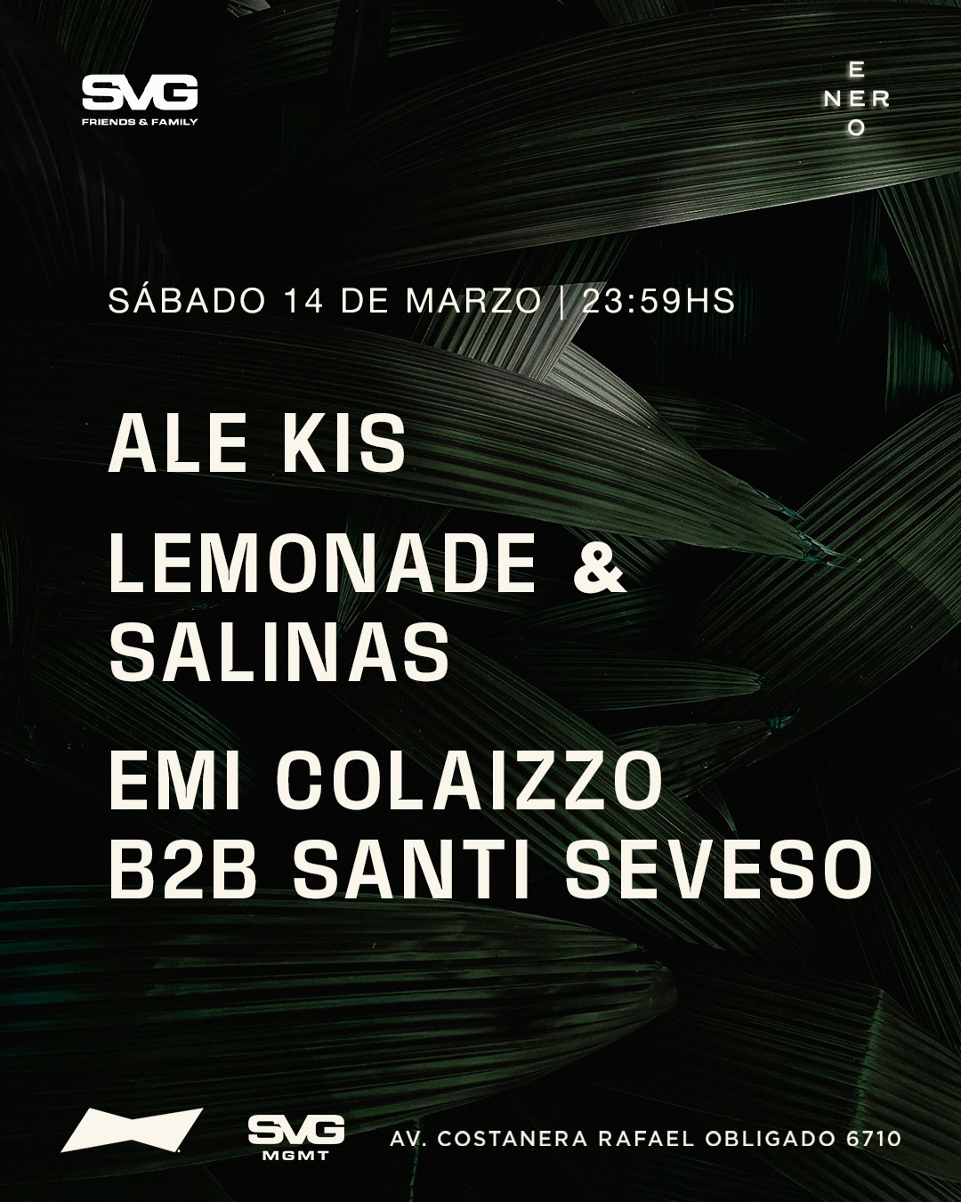 Ale Kis & MORE ARTISTS - by SAVAGE, ENERO COSTANERA