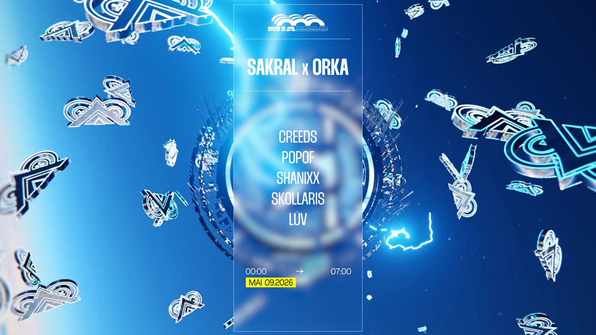 Orka X SAKRAL: Creeds, Popof, Shanixx, Skøllaris & Luv