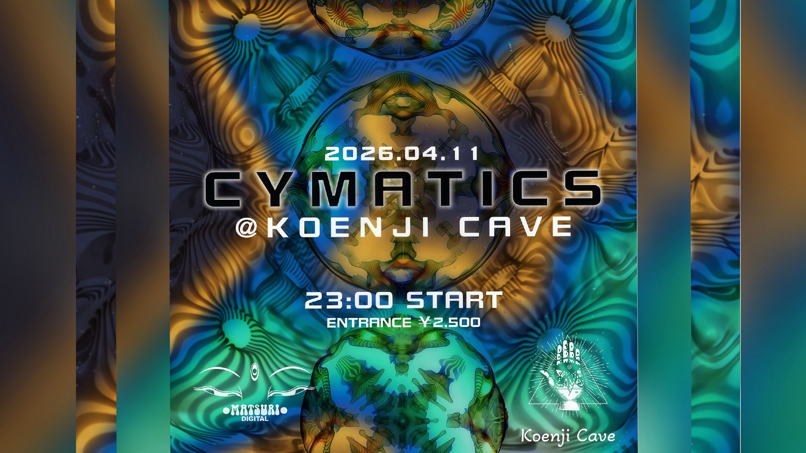 CYMATICS Vol.2 - Organized by TSUYOSHISUZUKI＆HANA -