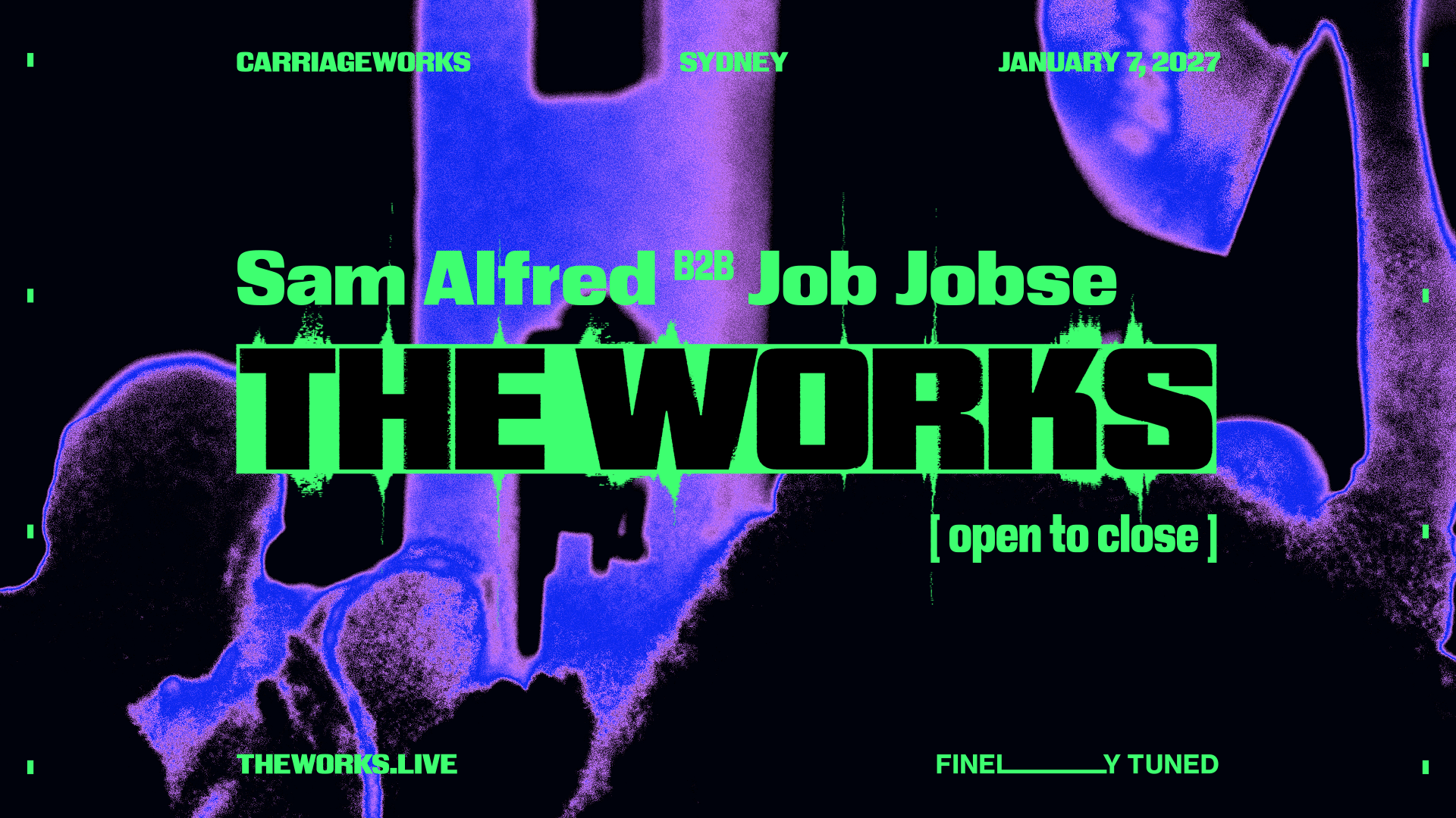 THE WORKS [JAN 7] feat. Sam Alfred b2b Job Jobse [open to close]