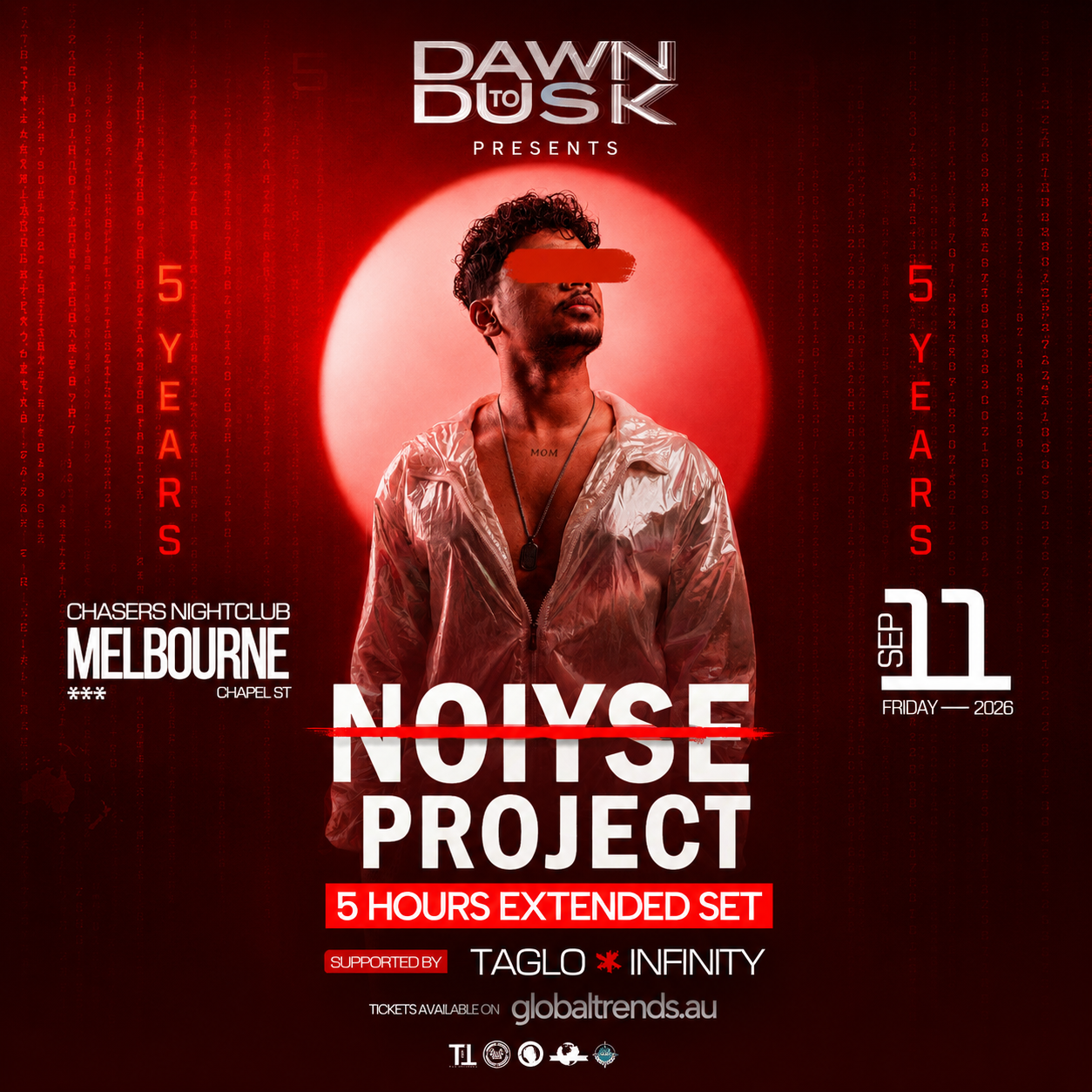 Gta Pres: Noiyse Project Live at Dawn-dusk Melbourne 2026