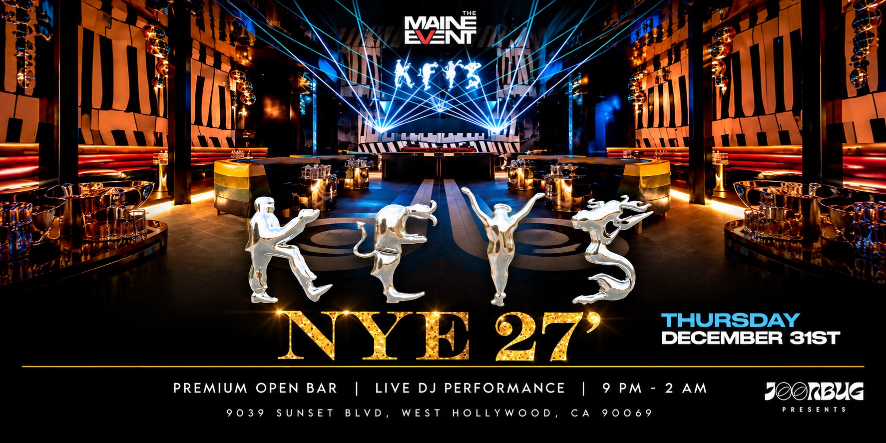 Keys Nightclub NYE 27 LA