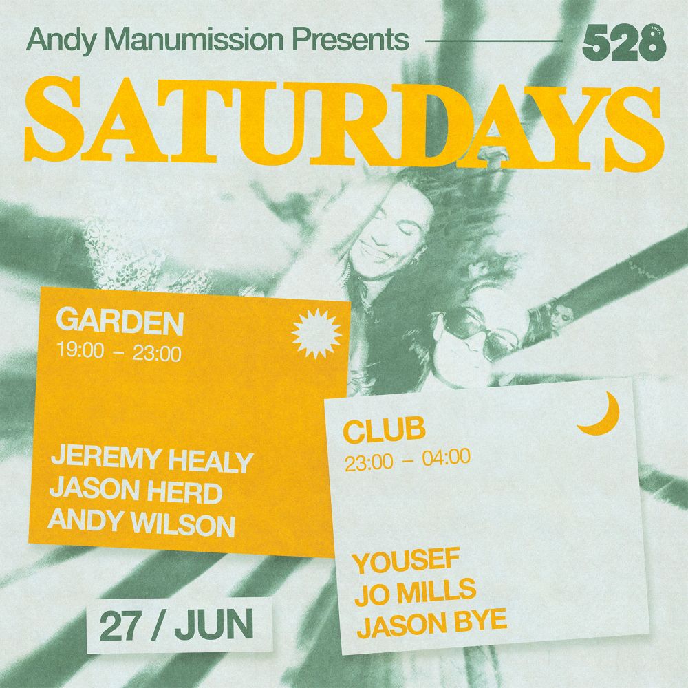 Andy Manumission presents Saturdays