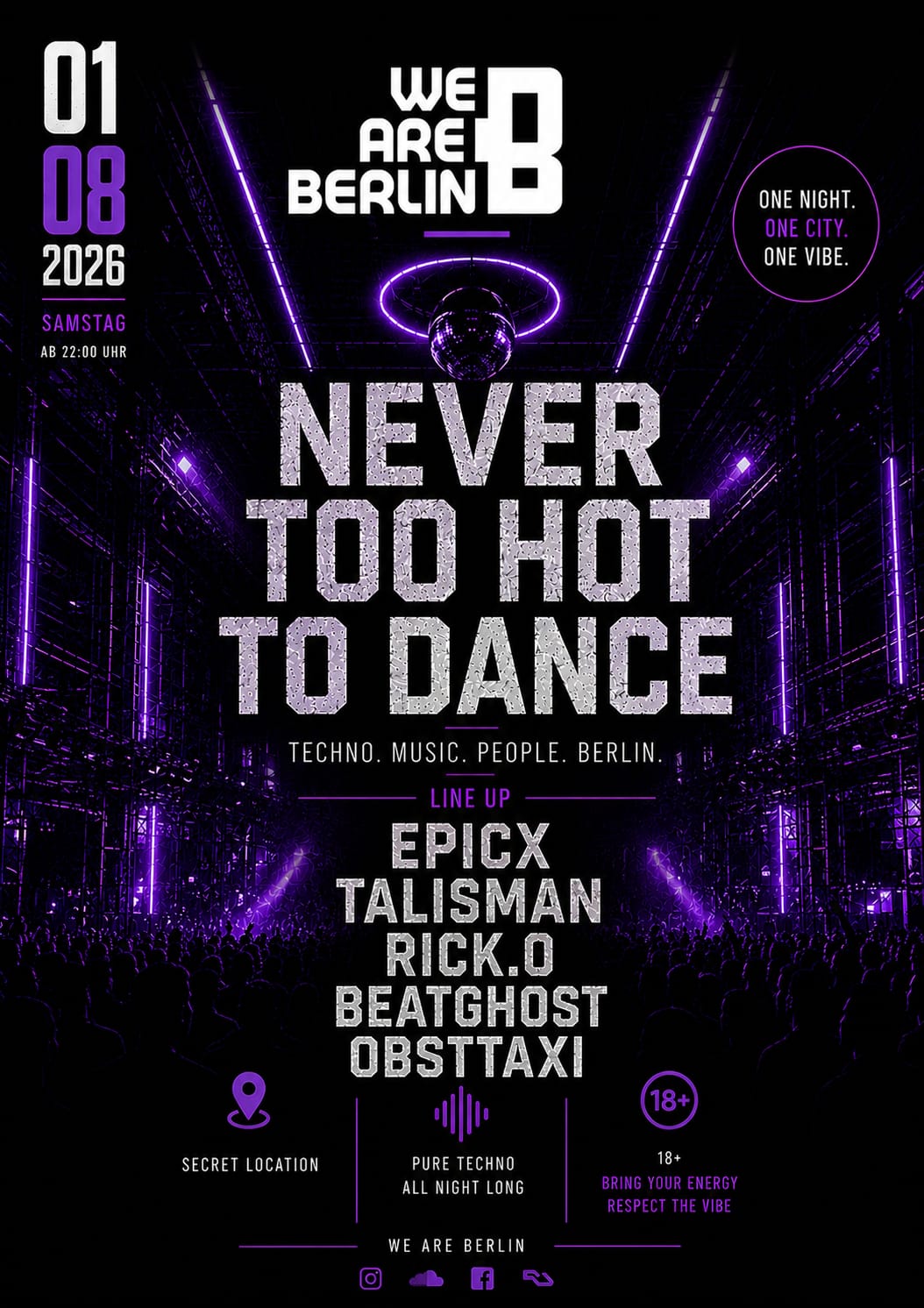 Never Too Hot to Dance — Berlín