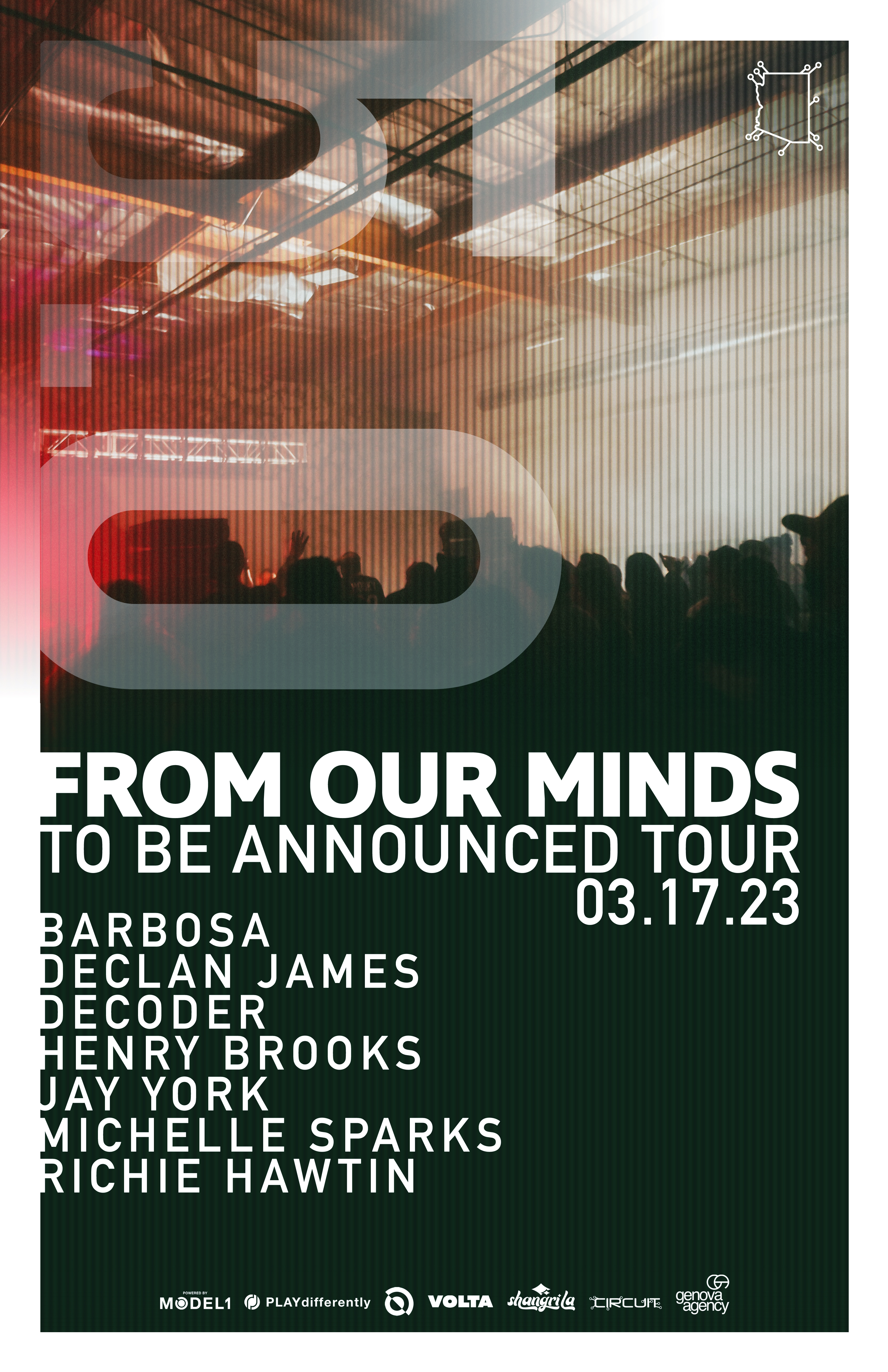 Micro 5.0 - From Our Minds - To Be Announced Tour 2023 flyer