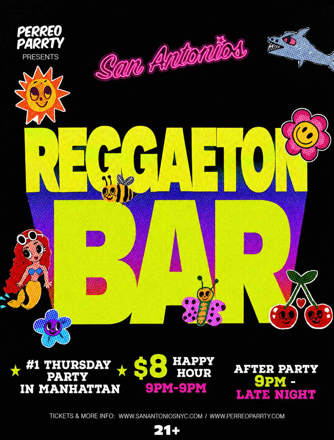 #1 REGGAETON BAR in Manhattan Party, Latin Thursday Night - San Antonios