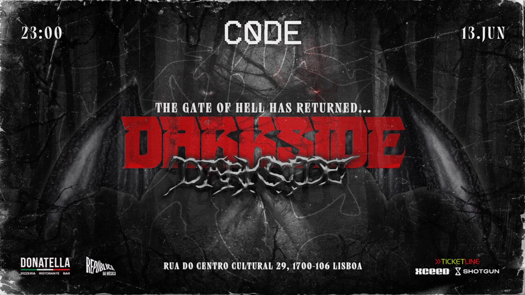 C0DE - DARKSIDE — HARD EDITION with ZKU and ZED (PORTUGAL DEBUT