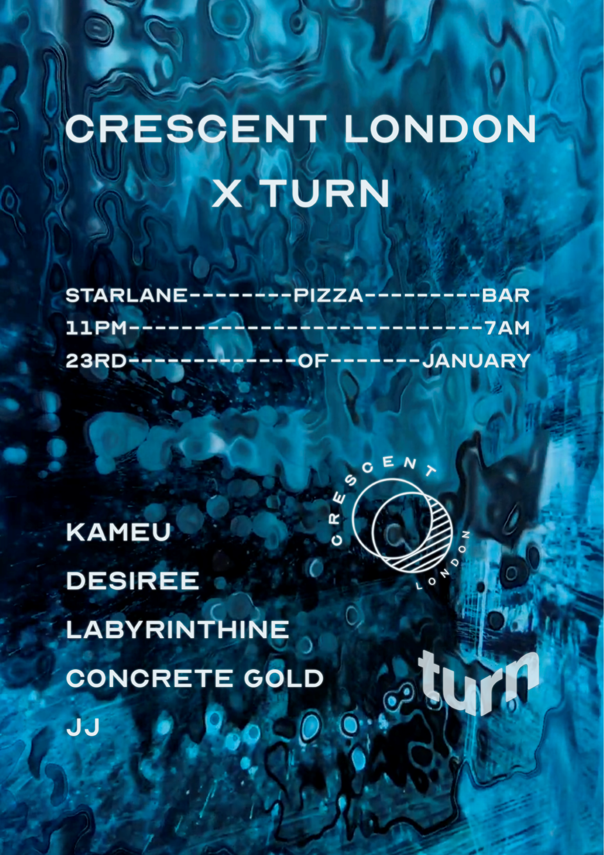 Crescent London x Turn