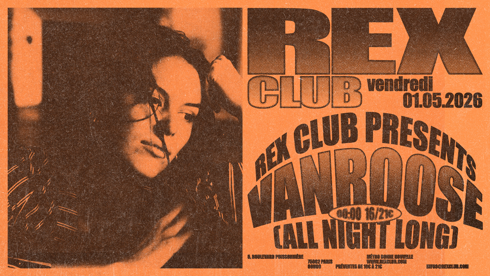 Rex Club presents: VANROOSE all night long