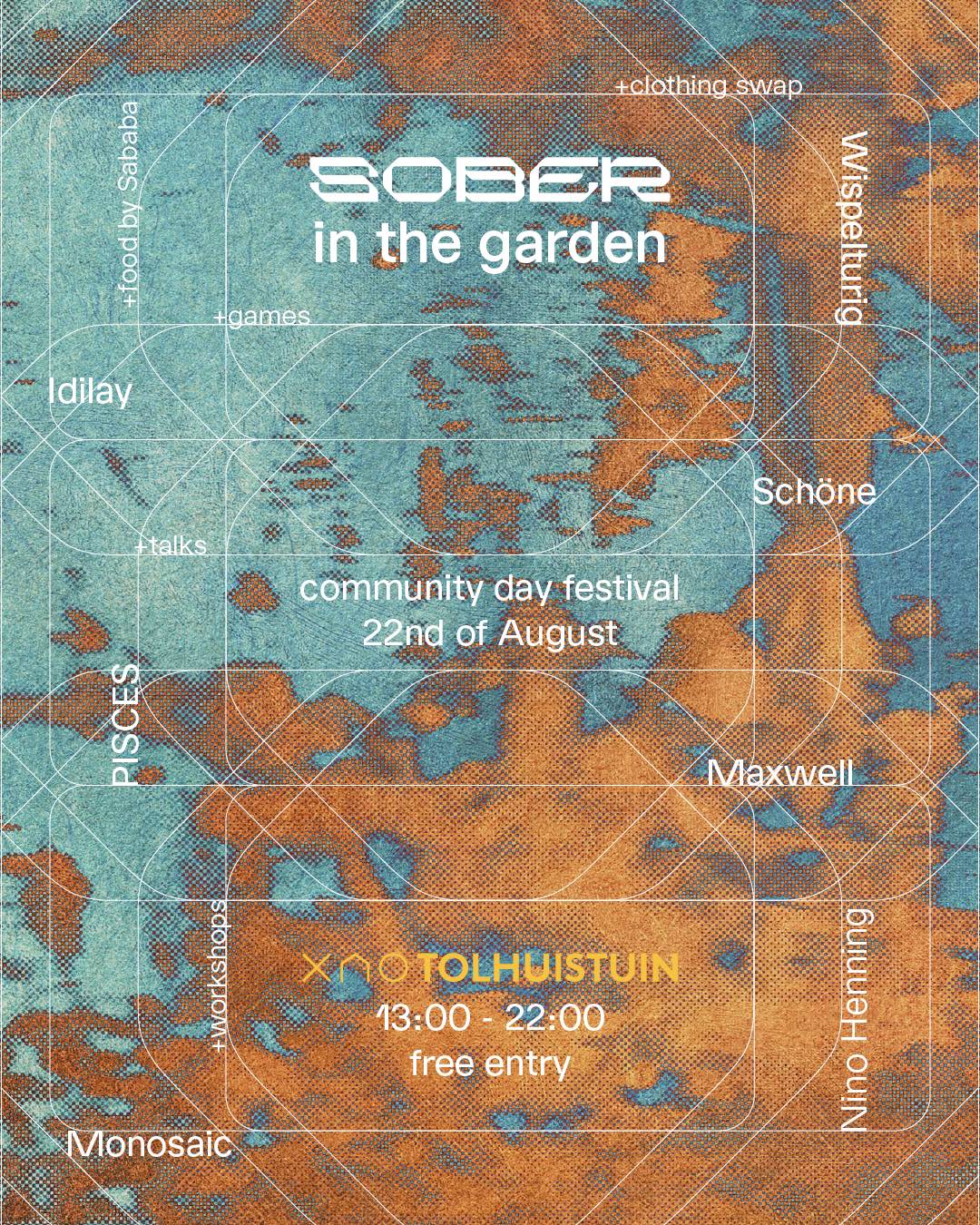 SOBER in the garden