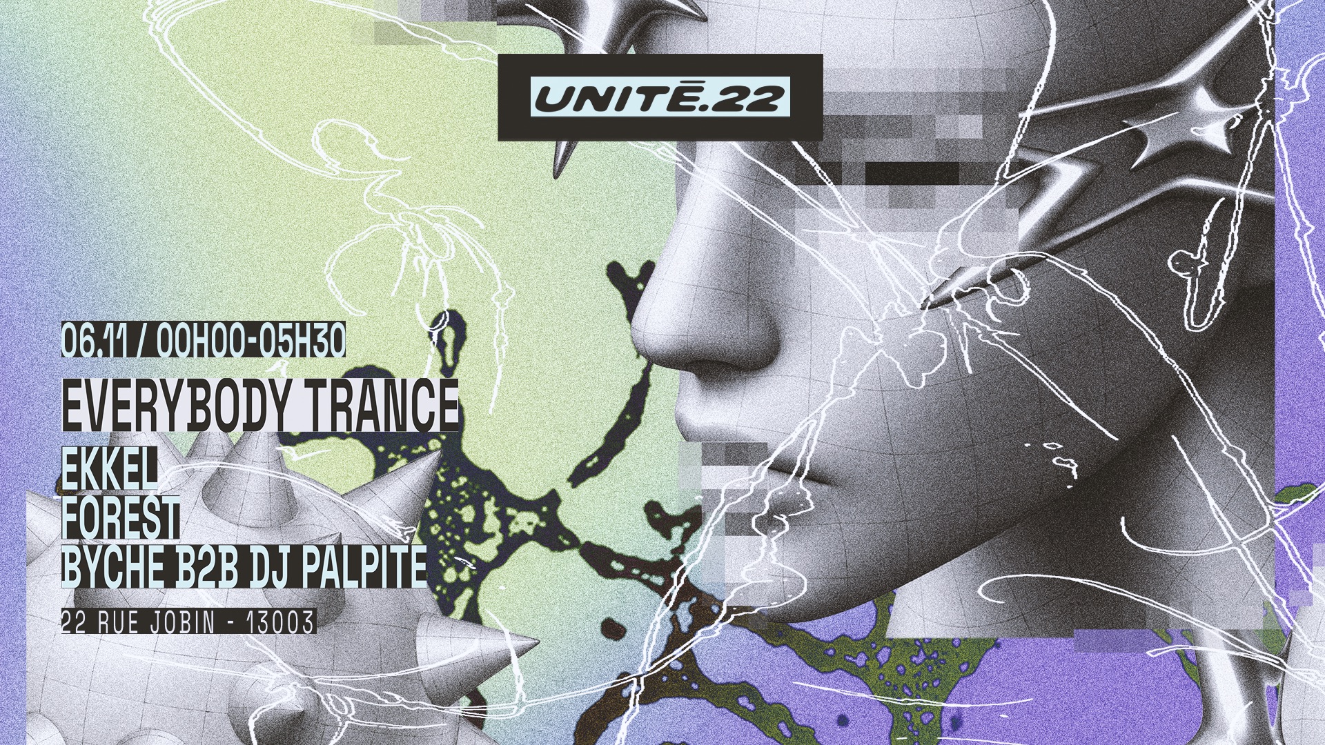 U.22 X Everybody Trance: Ekkel, Forest, Byche, Dj Palpite flyer