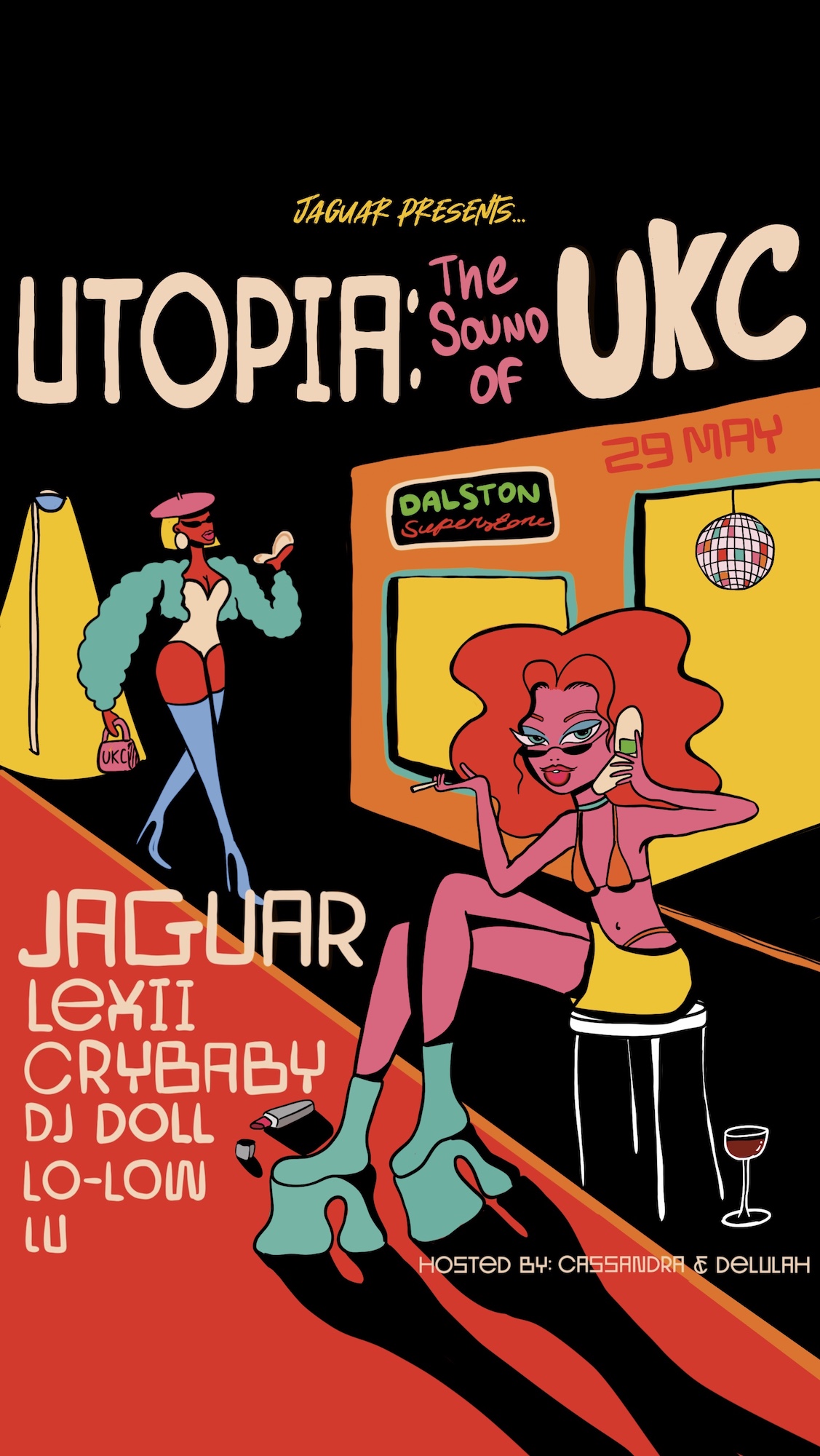 Jaguar presents UTOPIA: at Dalston Superstore 29th May + 31st July (TIX OTD)