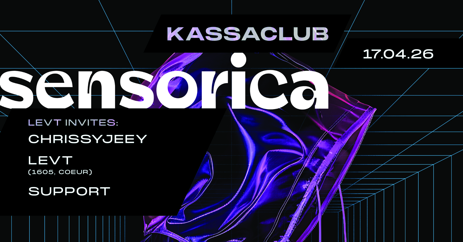 KassaClub: Sensorica - Djs: Chrissyjeey, Levt, Support