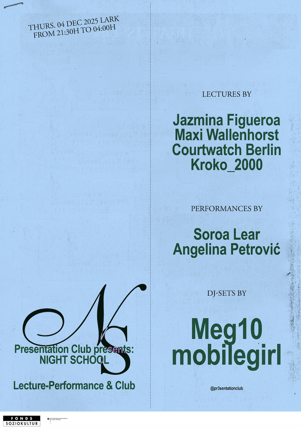 Presentation Club presents: Night School