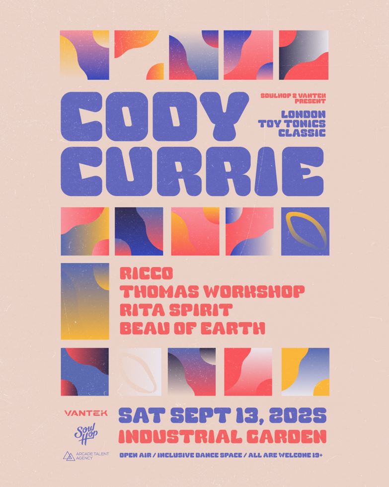 Soul Hop & Vantek presents: CODY CURRIE ( 3 hour set ) at